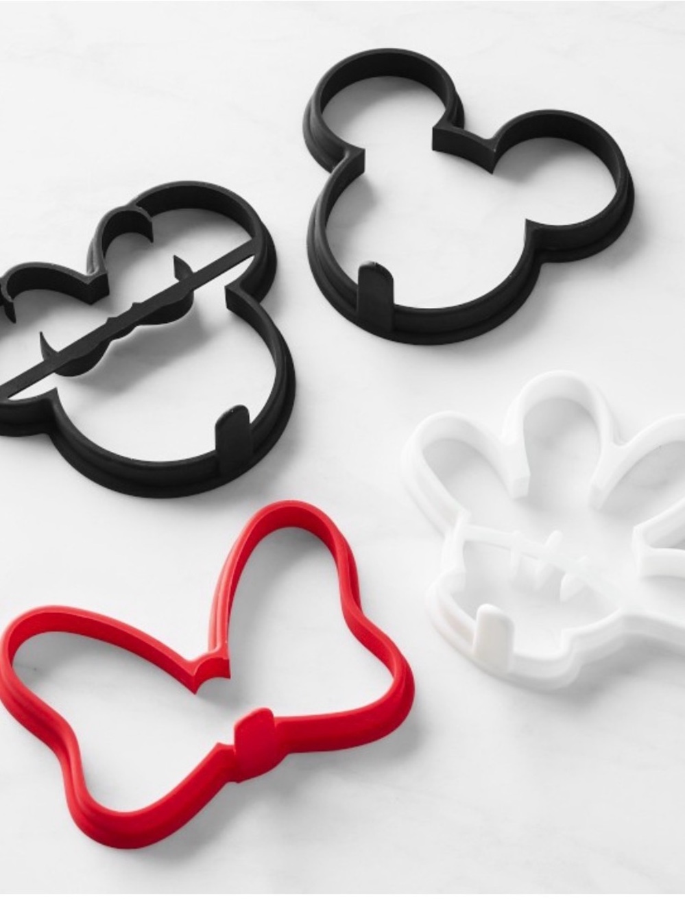 Williams Sonoma Disney Mickey & Minnie Mouse Silicone Pancake Molds – Set of 4